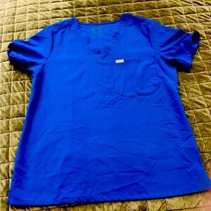 Women’s FIGS royal blue scrub set